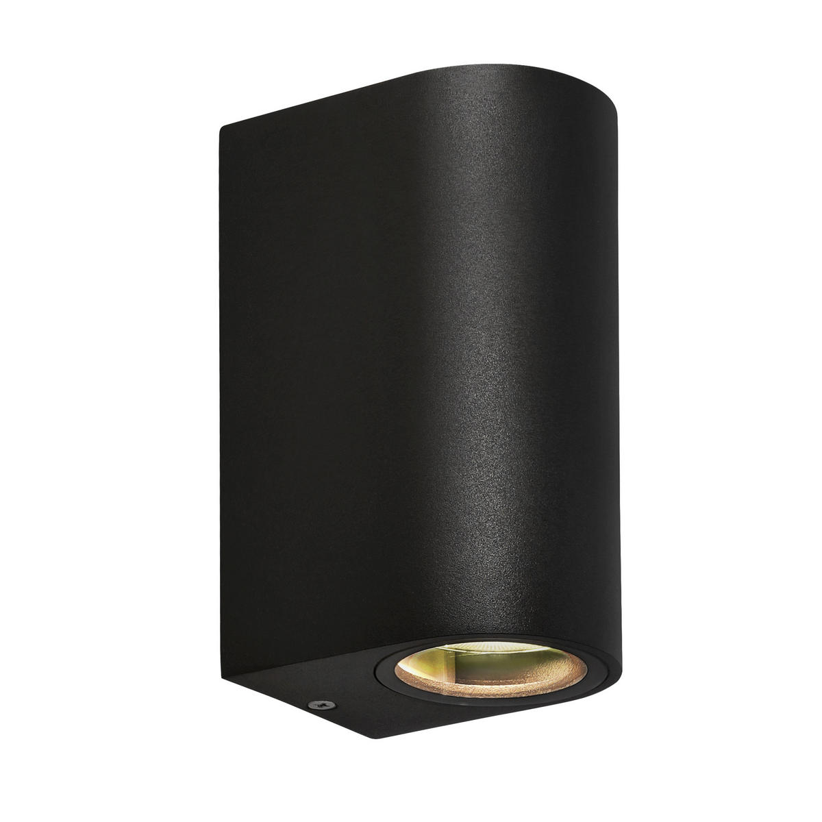 AUßENWANDLEUCHTE 6.5/9/15 cm   - Schwarz, Design, Metall (6.5/9/15cm)