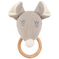 HVATALICA ZA BEBE - srebrna/slonovača, Prirodno, tekstil (10/10cm) - Avelia