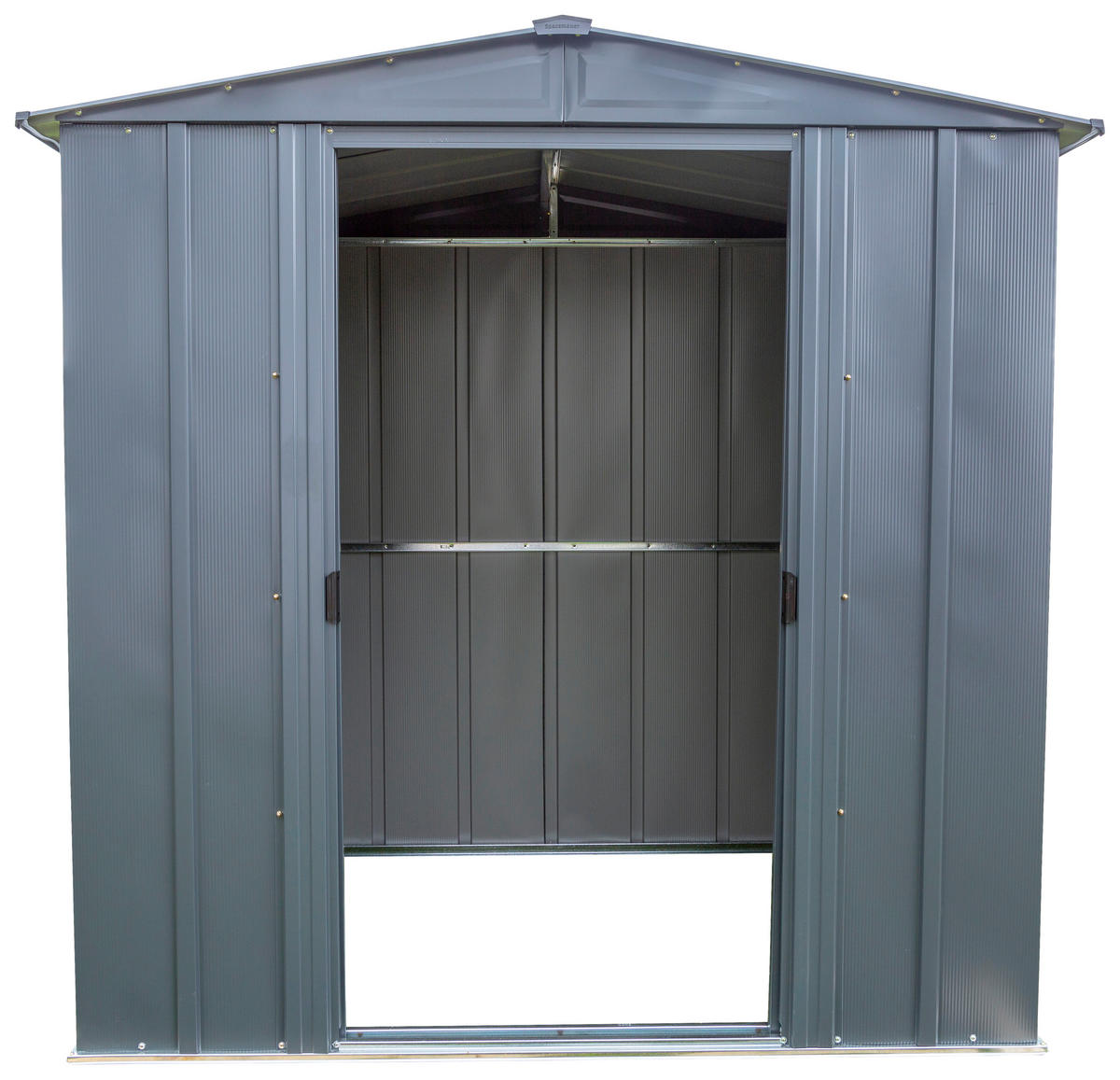 GERÄTEHAUS 194/191/151 cm  - Grau, Basics, Metall (194/191/151cm)