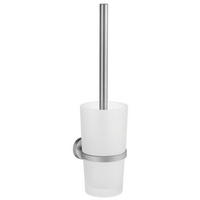 WC-BÜRSTENGARNITUR in Metall  Kunststoff   - Basics, Glas/Kunststoff (38cm)
