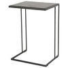 BEISTELLTISCH in Stein 47/38/68 cm  - Anthrazit/Kupferfarben, Design, Stein/Metall (47/38/68cm) - Johann Jakob
