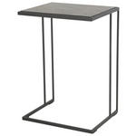 BEISTELLTISCH in Stein 47/38/68 cm  - Anthrazit/Kupferfarben, Design, Stein/Metall (47/38/68cm) - Johann Jakob
