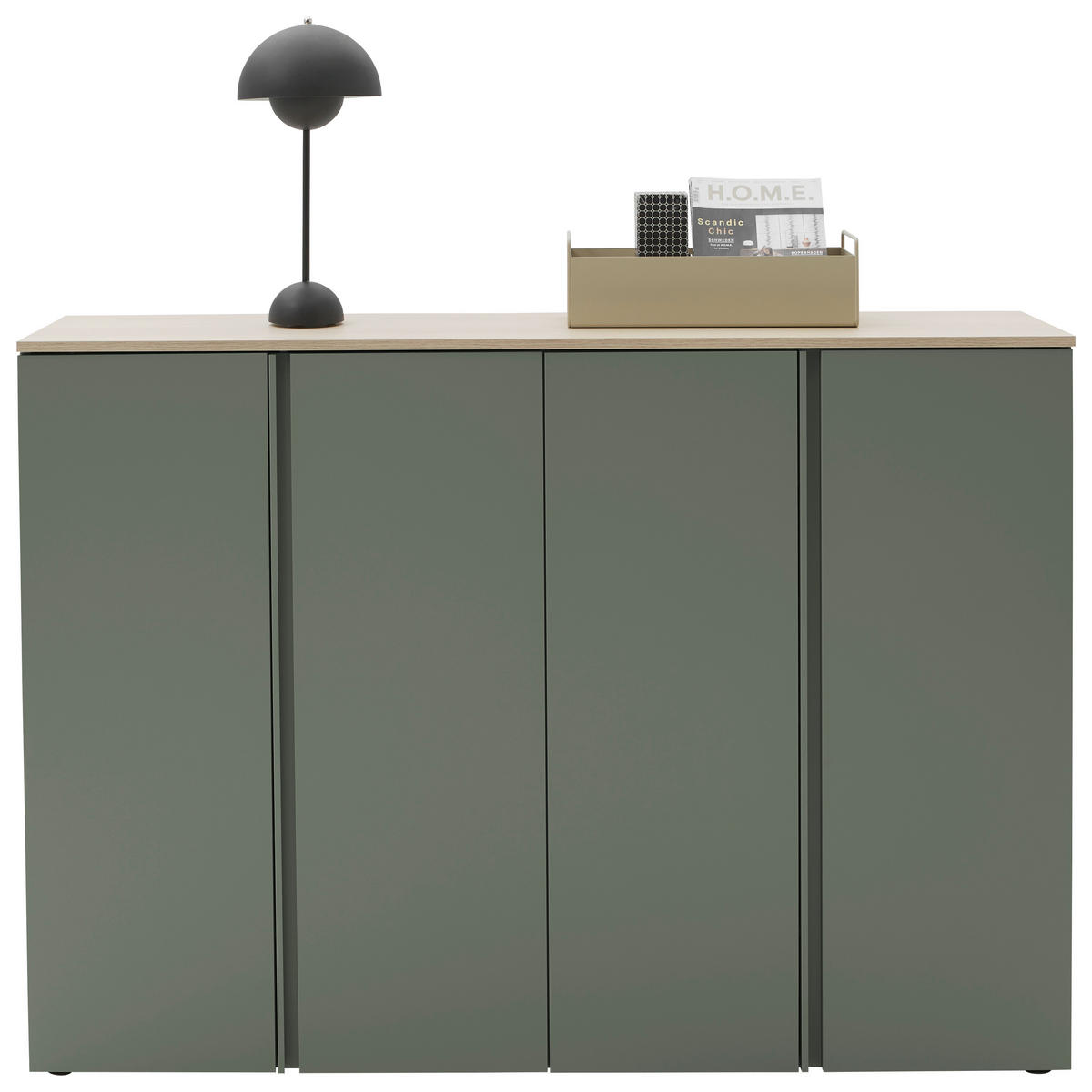 SCHUHSCHRANK 158,2/113,2/34 cm  - Eichefarben/Schwarz, Design, Holzwerkstoff/Kunststoff (158,2/113,2/34cm) - Voleo