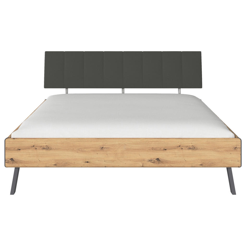 Thumbnail - Carryhome Bett, Eiche Artisan, Textil, 180x200 cm, Blauer Engel, Goldenes M, Made in Germany, in verschiedenen Größen er...