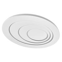 LED-DECKENLEUCHTE Orbis Spiral Oval 72/58/5,6 cm   - Weiß, Design, Kunststoff/Metall (72/58/5,6cm) - Osram