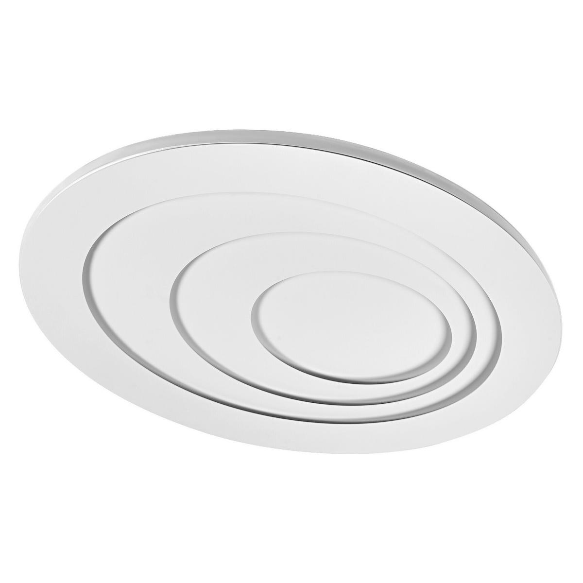 LED-DECKENLEUCHTE Orbis Spiral Oval 72/58/5,6 cm   - Weiß, Design, Kunststoff/Metall (72/58/5,6cm) - Osram