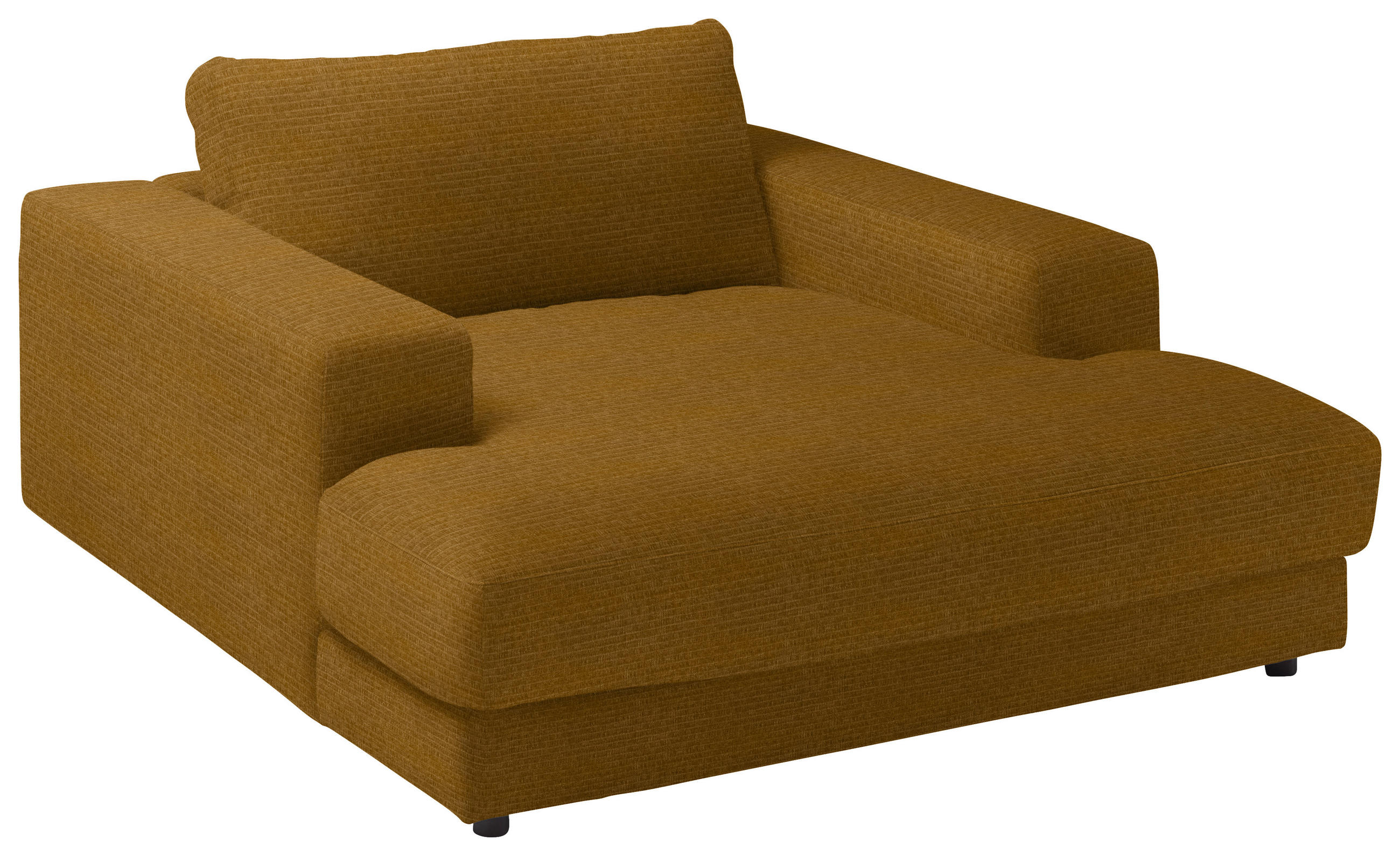 XXL-SESSEL in Chenille Hellgrün, Senfgelb  - Senfgelb/Schwarz, Design, Kunststoff/Textil (150/86/170cm) - Lomoco