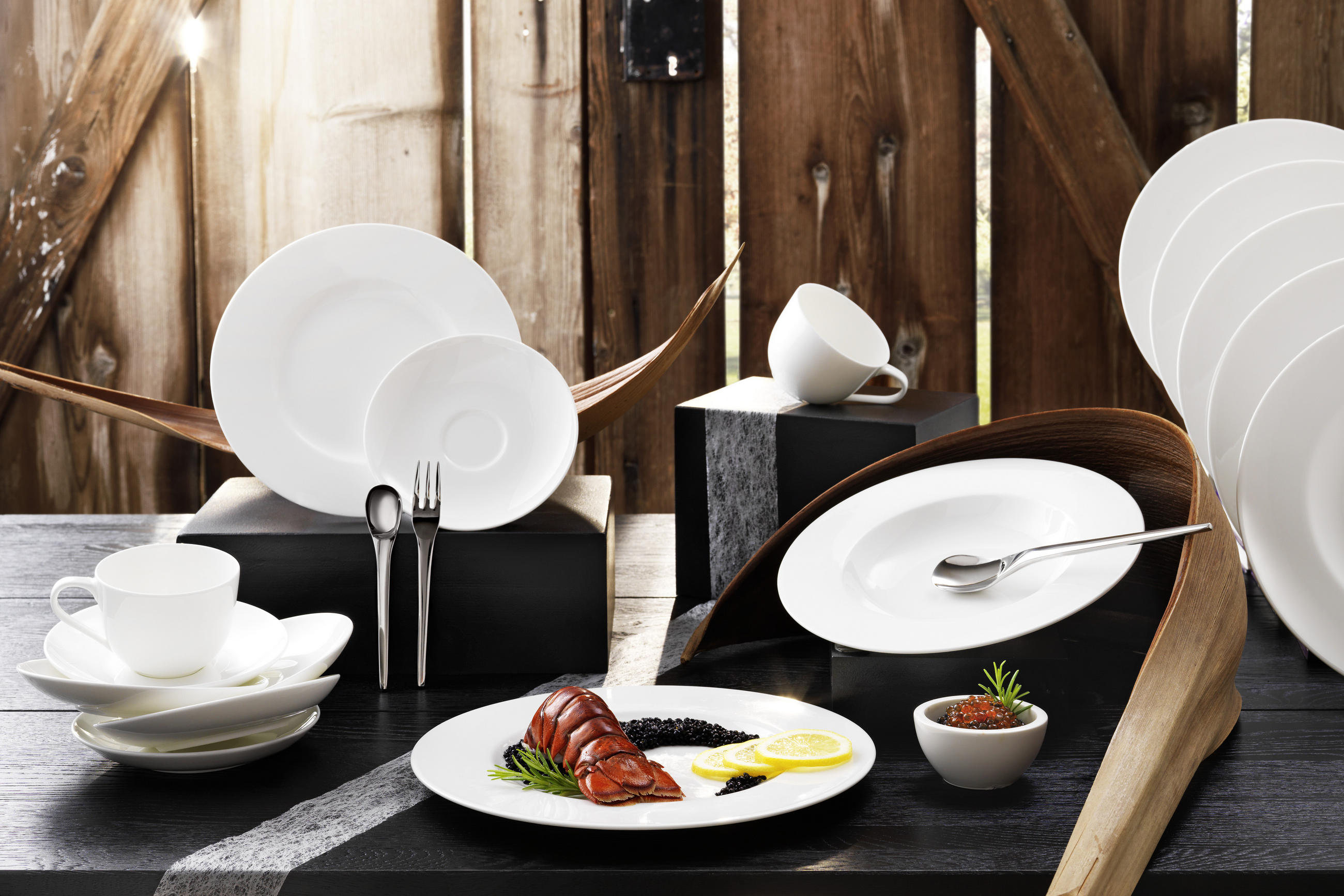 KAFFEESET Noblesse 18-teilig - Weiß, Basics, Keramik (34/19/32cm) - Noblesse - V&B