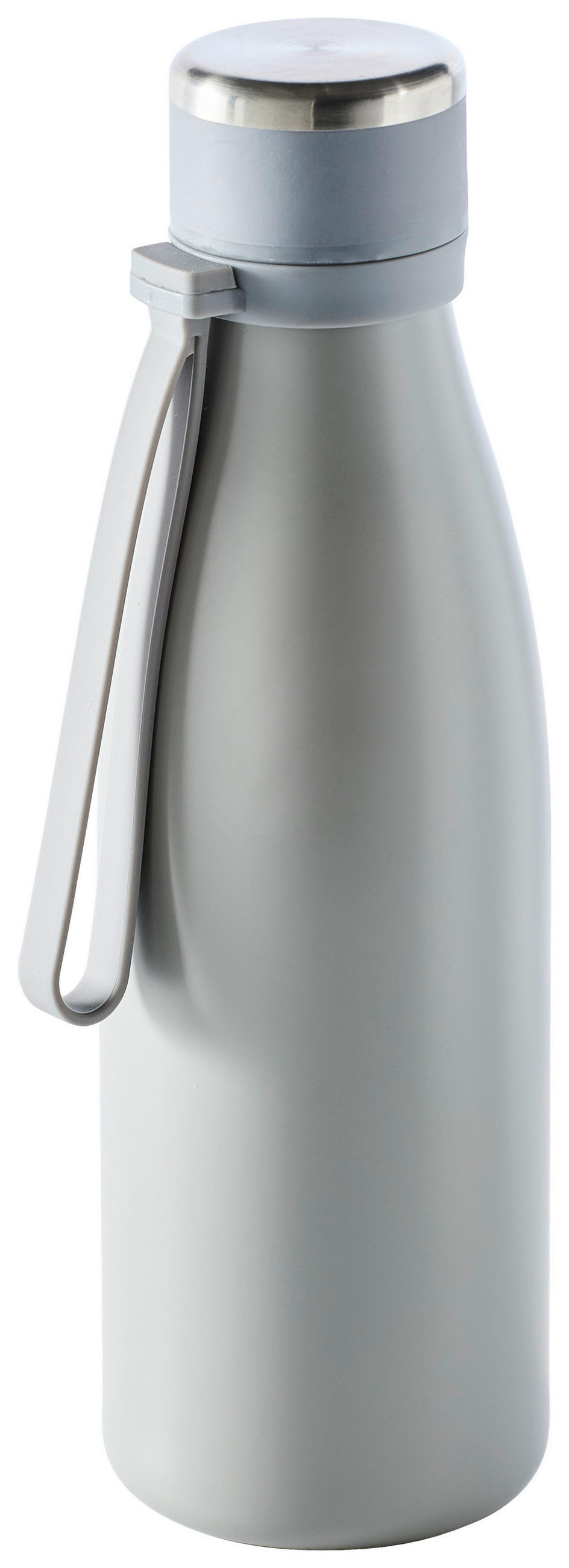 ISOLIERFLASCHE 0.55 l  - Hellgrau, Trend, Kunststoff/Metall (7,3/24,5cm) - Homeware Profession.