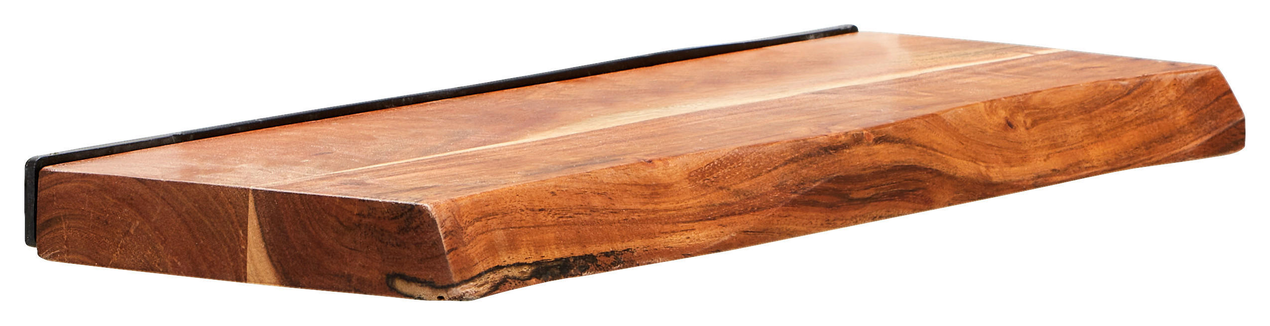 WANDBOARD Akazie massiv Naturfarben  - Naturfarben, Natur, Holz (60/3,5/20cm) - Livetastic