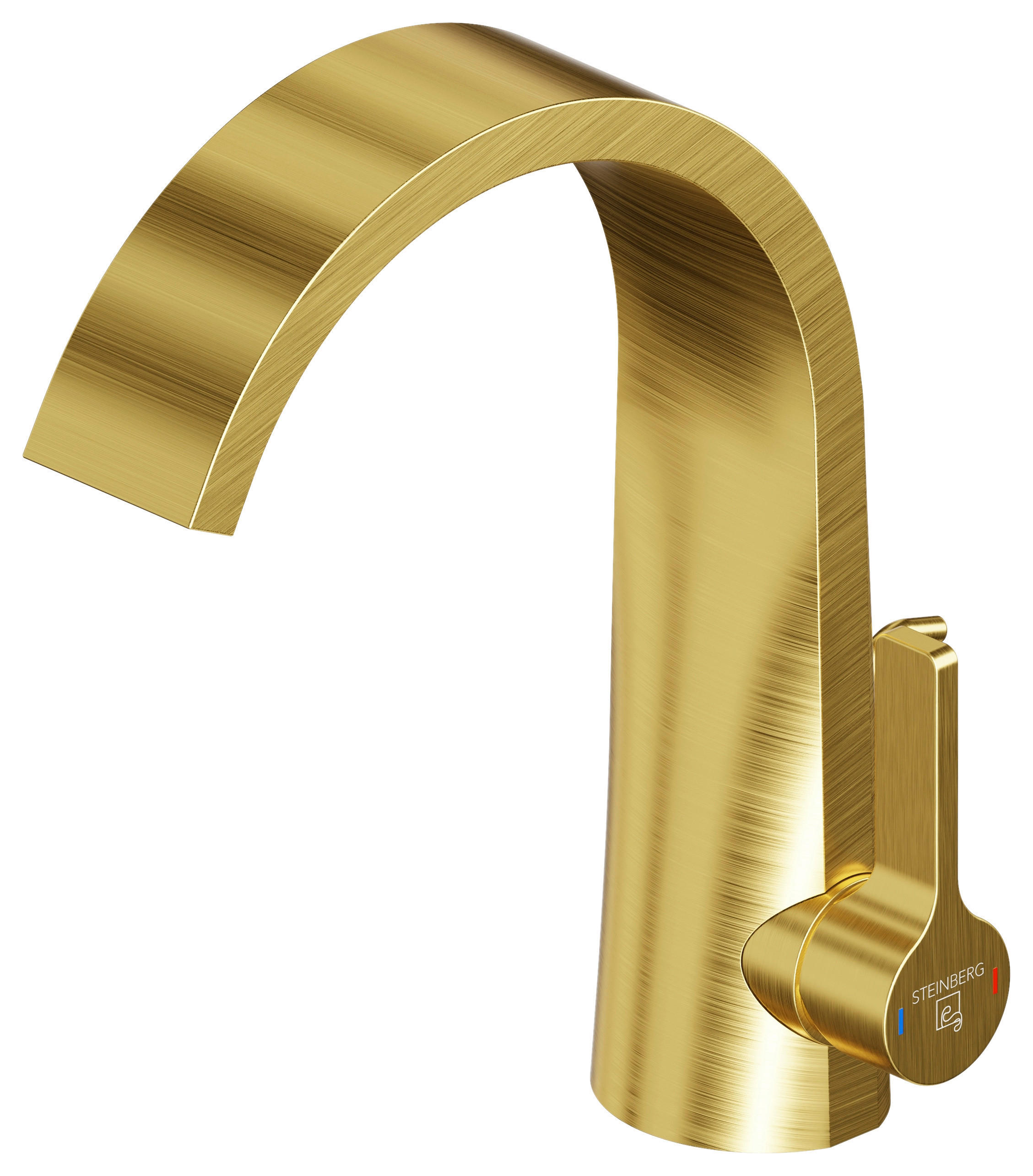 XXXLutz Waschtischarmatur Steinberg Serie 280 Gold 5.8x22.6x18.6 cm