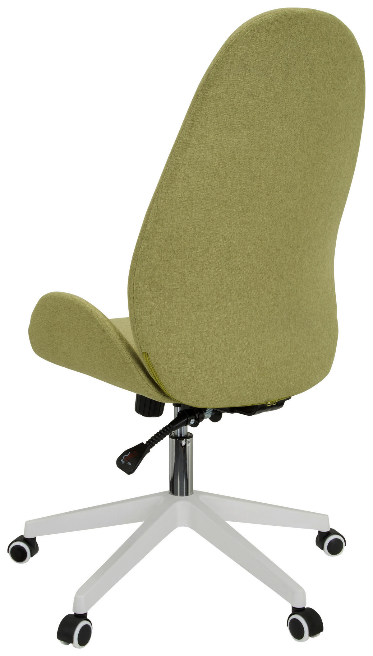 OTOČNÁ ŽIDLE, plochá tkanina, zelená - bílá/zelená, Basics, textil/plast (56/104/58cm) - MID.YOU