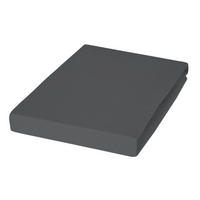 SPANNBETTTUCH Jersey 150/200 cm  - Titanfarben, Basics, Textil (150/200cm) - Janine