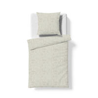 BETTWÄSCHESET 2-teilig Black Royal - Mako Brokat Damast Bettwäsche Damast 160/210 cm  - Creme, Basics, Textil (160/210cm) - Fleuresse
