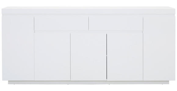 SIDEBOARD in 200/89/40 cm - Weiß Hochglanz, Design, Holzwerkstoff (200/89/40cm) - Xora