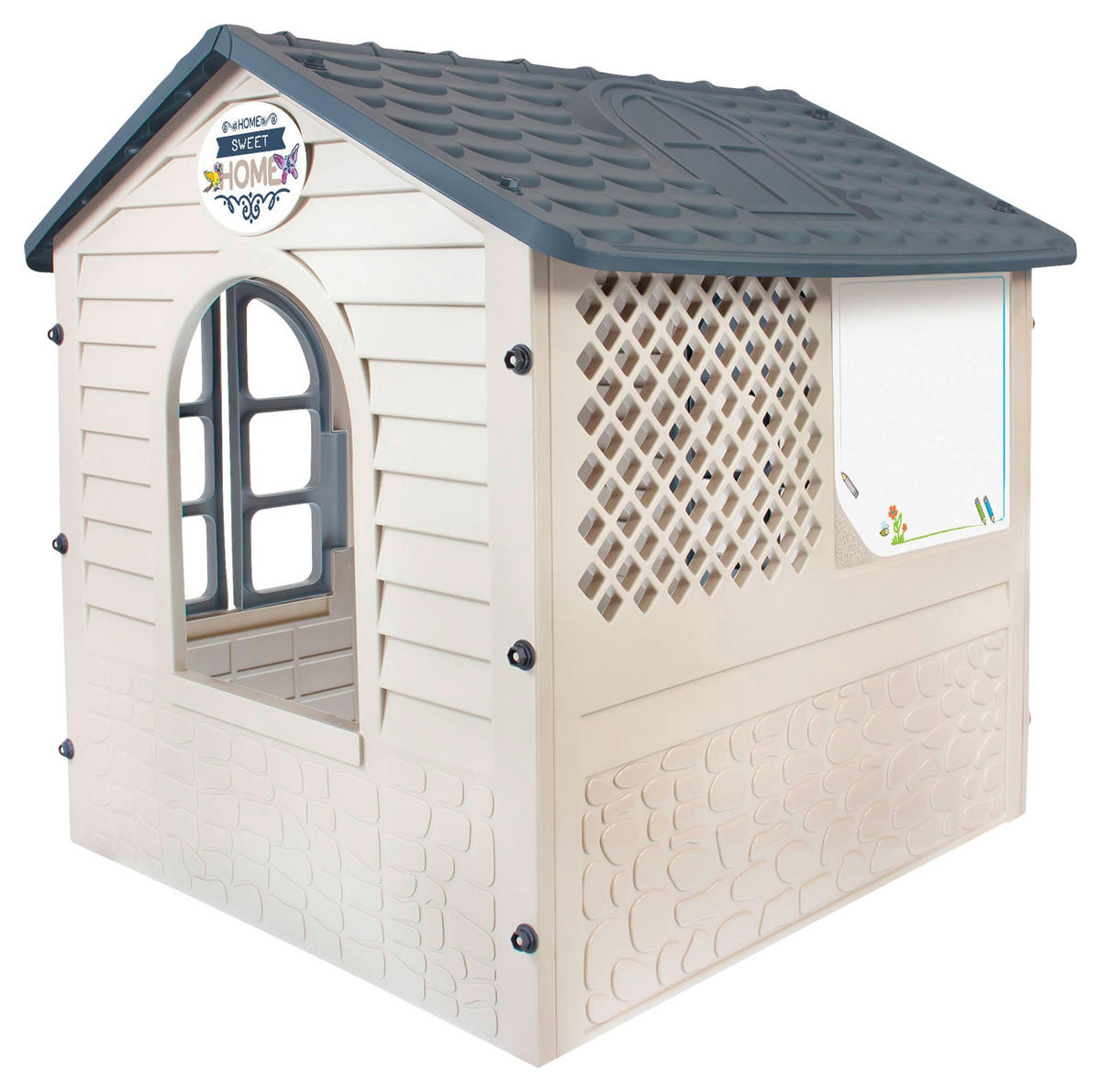 GARTENHAUS - Beige, Basics, Kunststoff (122/120/120,5cm)