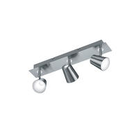 LED-DECKENSTRAHLER Narcos 45/16/7,5 cm   - Chromfarben/Nickelfarben, Design, Kunststoff/Metall (45/16/7,5cm) - Trio Leuchten