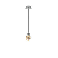LED FÜGGESZTÉK - króm, Design, fém (13/150cm)
