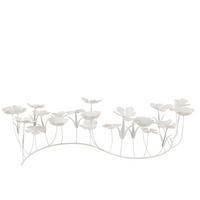 DEKOBLUME - Weiss, Basics, Metall (79/32,5/20cm)