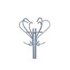 GARDEROBENSTÄNDER in Alufarben 47/178/47 cm   - Alufarben, Design, Metall (47/178/47cm) - MID.YOU