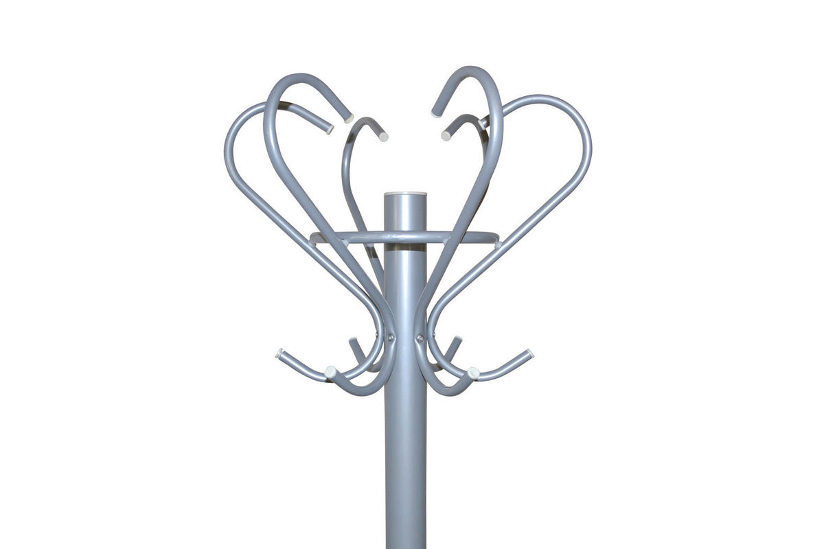 GARDEROBENSTÄNDER in Alufarben   - Alufarben, Design, Metall (47/178/47cm) - MID.YOU