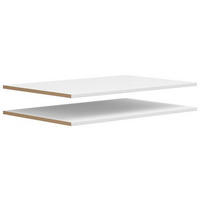 EINLEGEBODEN - Weiß, MODERN, Holzwerkstoff (76,9/1,5/48cm) - Carryhome
