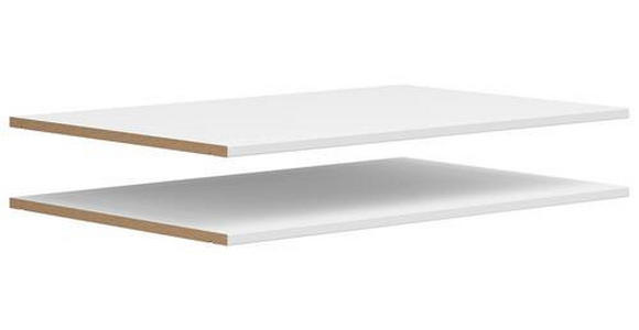 EINLEGEBODEN 76,9/1,5/48 cm - Weiß, MODERN, Holzwerkstoff (76,9/1,5/48cm) - Carryhome