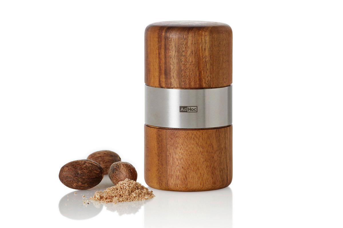 GEWÜRZMÜHLE MUSKATO  - Design, Holz (6 cm/11,3 cmcm) - AdHoc