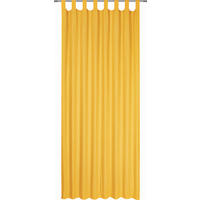 ZAVESA SA PETLJAMA ZA KAČENJE žuta 135/245 cm   - žuta, Osnovno, tekstil (135/245cm) - Boxxx