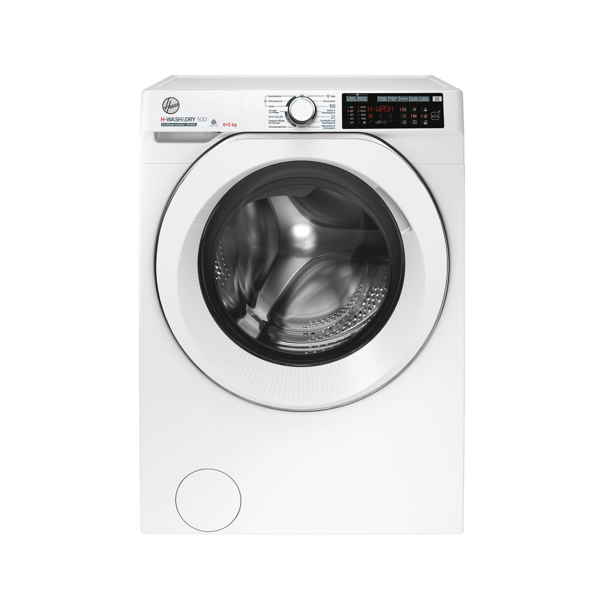 WASCHTROCKNER HDQ 485AMC-84  - Weiß, Basics, Glas/Kunststoff (60/85/53,00cm) - Hoover