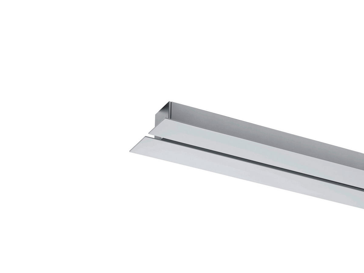 LED-HÄNGELEUCHTE 200/20/150 cm  - Alufarben, Design, Metall (200/20/150cm) - Bankamp