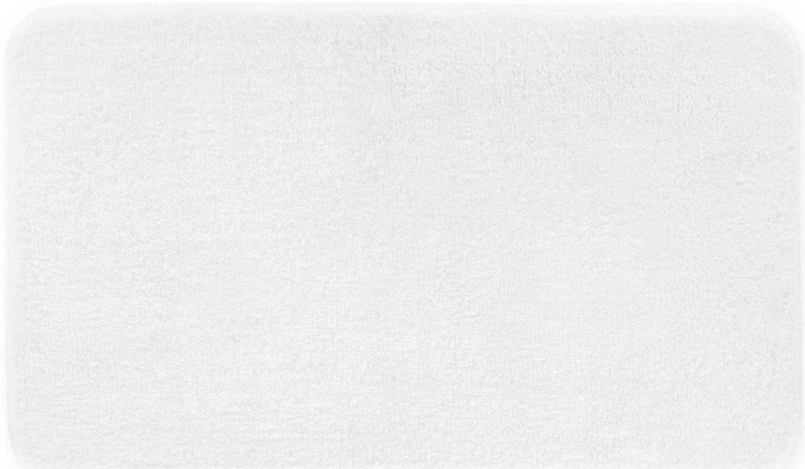 BADTEPPICH 80/140 cm Weiß  - Weiß, Basics, Kunststoff/Textil (80/140cm) - Grund