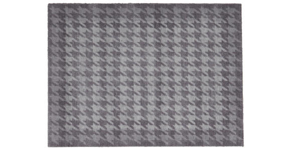 FUßMATTE 60/80 cm Elegance - Hellgrau/Weiß, Trend, Kunststoff/Textil (60/80cm) - Esposa