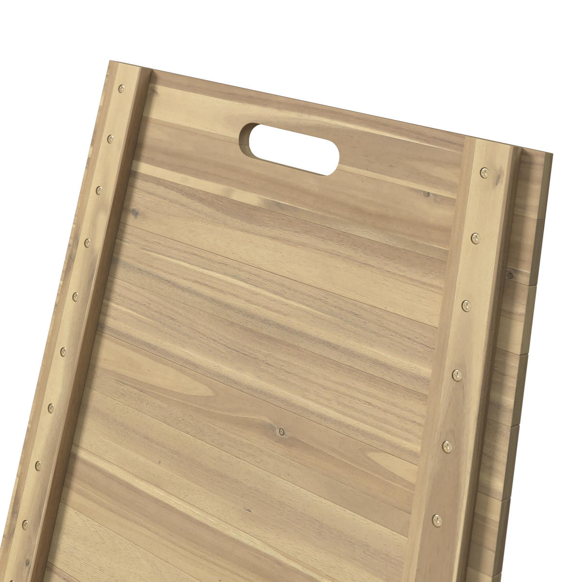 GARTENHOCKER in  - Akaziefarben, ROMANTIK / LANDHAUS, Holz (55/45/55cm) - Ambia Garden