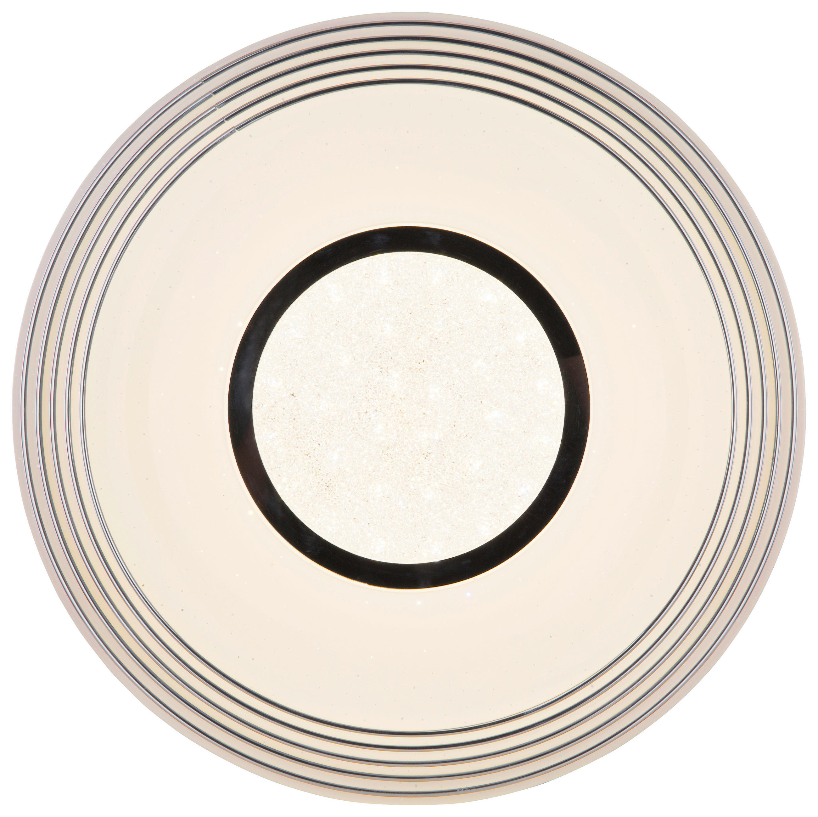 LED-DECKENLEUCHTE Pillo 50/8,5 cm   - Klar/Weiß, Basics, Kunststoff/Metall (50/8,5cm) - Globo