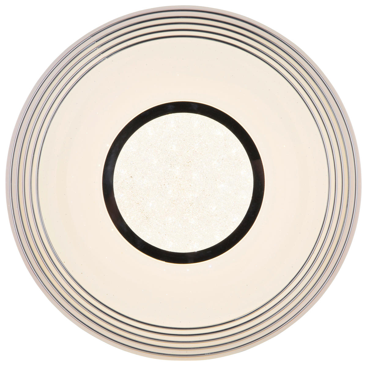 LED-DECKENLEUCHTE Pillo 50/8,5 cm   - Klar/Weiß, Basics, Kunststoff/Metall (50/8,5cm) - Globo