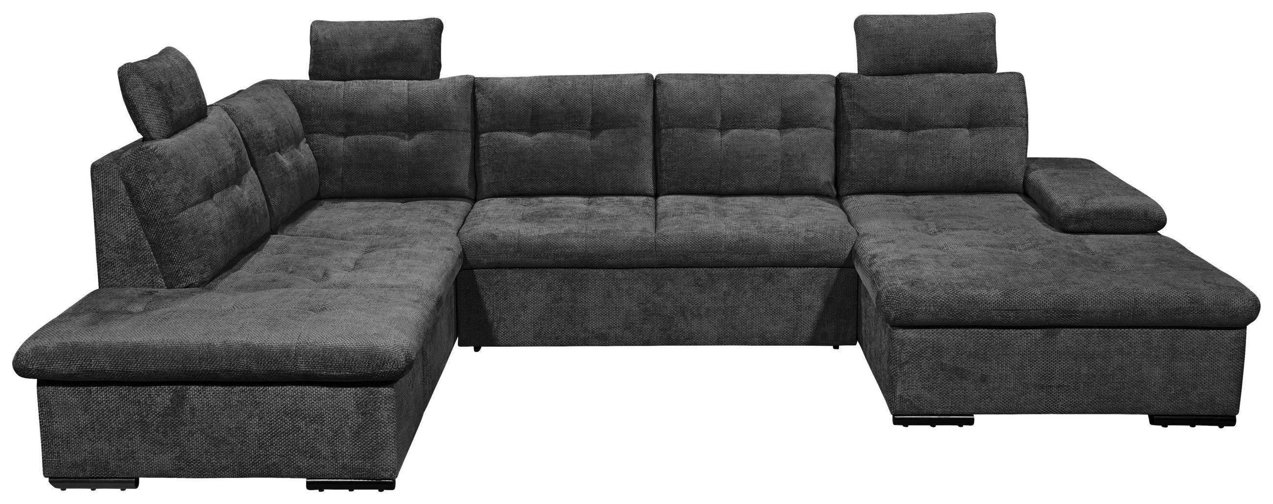 Livetastic Wohnlandschaft Ronda Schwarz 324x218 cm