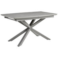 ESSTISCH 140-190/89/76 cm Nachbildung  Metall, Keramik, Holzwerkstoff ausziehbar rechteckig Grau  - Grau, MODERN, Keramik/Holzwerkstoff (140-190/89/76cm) - MID.YOU