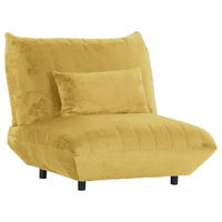 FÅTÖLJ i textil gul  - svart/gul, Klassisk, textil/plast (100/86/100cm) - MID.YOU