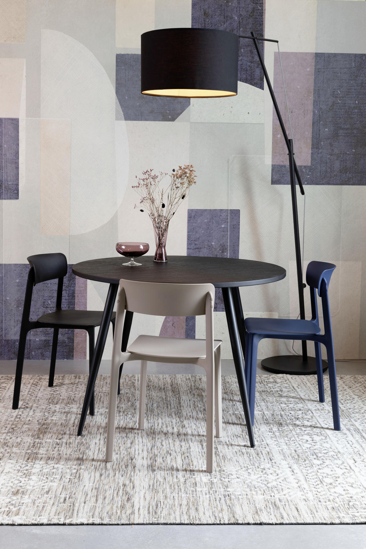 STUHL - Schwarz, Design, Kunststoff (48/79/47cm) - Ambia Home