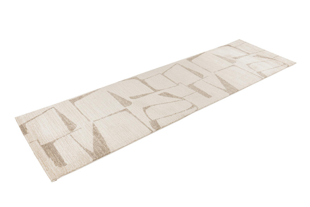 FLACHWEBETEPPICH 80/300 cm My Parma Creme  - Creme, Design, Textil (80/300cm) - Obsession