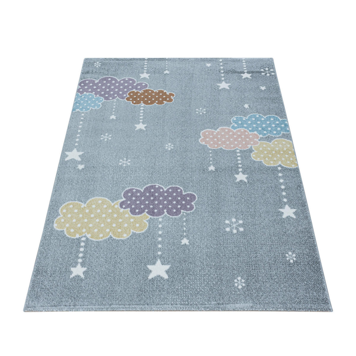 KINDERTEPPICH 80/150 cm Lucky 3611 Grau  - Grau, Trend, Textil (80/150cm)