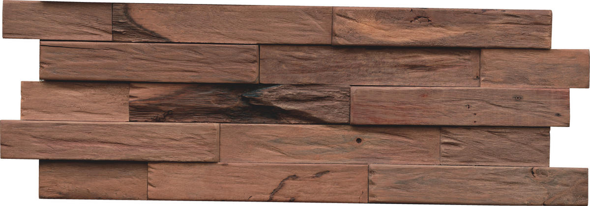 WANDVERKLEIDUNG 9 Stück  - Braun, Basics, Holz (56/20/1.8cm)