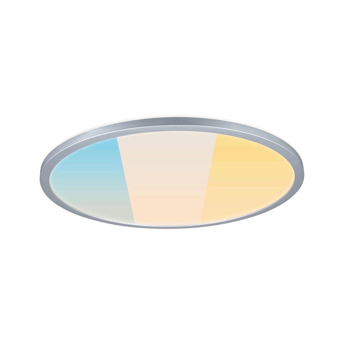 LED-DECKENLEUCHTE Atria Shine 40,0/3,5 cm   - Chromfarben, Basics, Kunststoff (40,0/3,5cm) - Paulmann