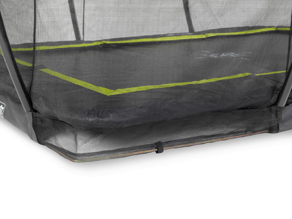 TRAMPOLIN EXIT GROUND 214X305  - Schwarz, KONVENTIONELL, Kunststoff/Metall (305/203/214cm) - EXIT Toys