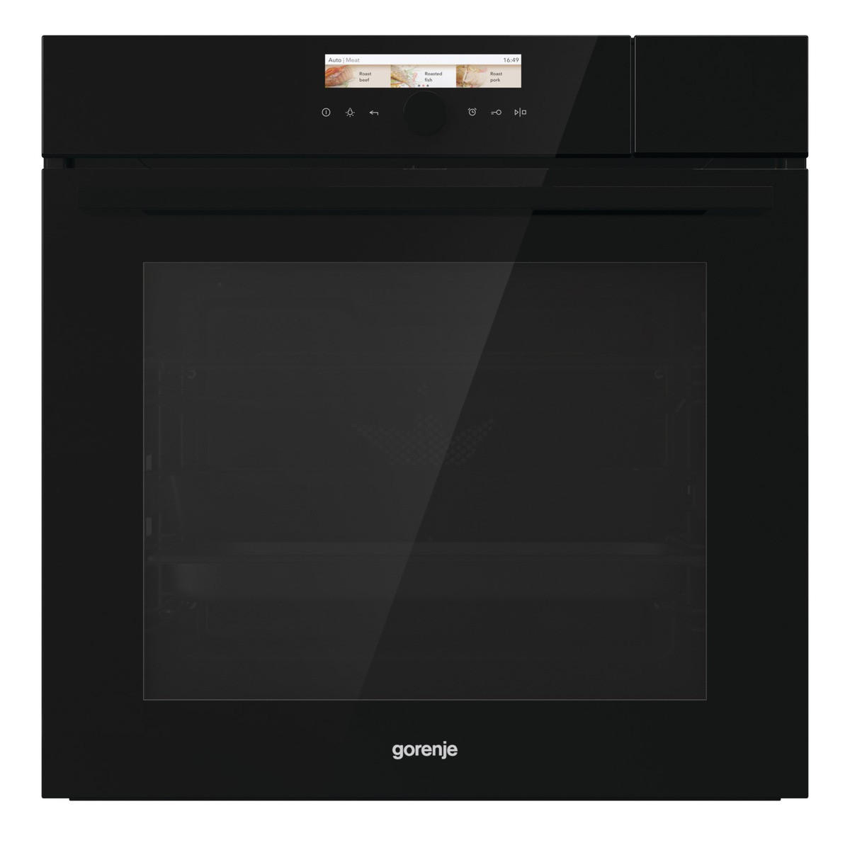 Einbau-backofen B: 59,5 Cm Schwarz Mit Dampfgar-Funktion