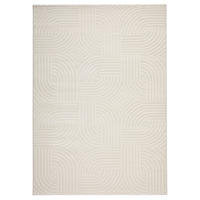 WEBTEPPICH Wohnzimmer 133/190 cm Creme rechteckig  - Creme, Design, Textil (133/190cm) - Novel