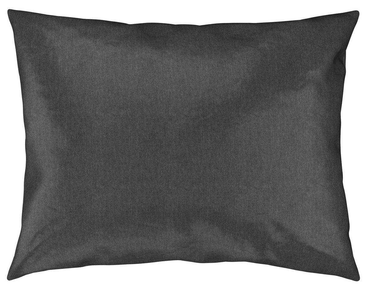 POVLEČENÍ, satén, tmavě šedá, 140/200 cm - tmavě šedá, Konvenční, textil (140/200cm) - Novel