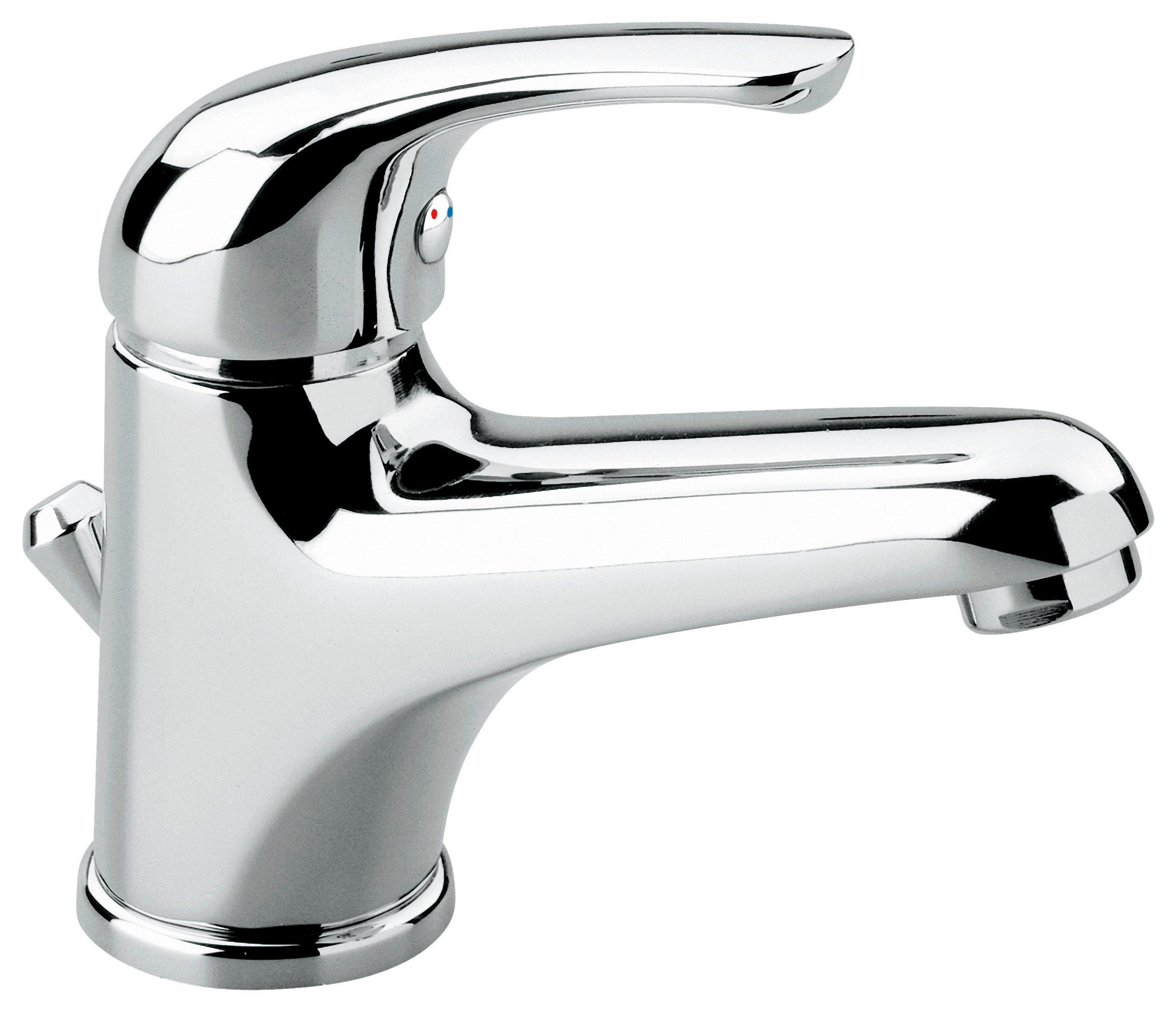 WASCHTISCHARMATUR CR8003  - Chromfarben, Basics, Metall (3,5/12/13cm)