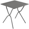 GARTENKLAPPTISCH 70/64/73 cm Metall rechteckig  - Anthrazit/Titanfarben, Basics, Metall (70/64/73cm) - Lafuma Mobilier